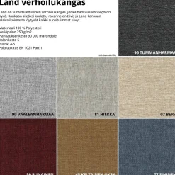 Unico Kasper kulmasohva, eri värejä