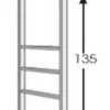 Unipuu kerrossänkytikkaat 135 cm
