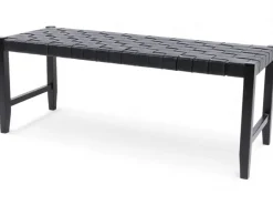Valio penkki 120 cm satulavyöllä musta