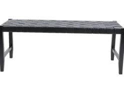 Valio penkki 120 cm satulavyöllä musta