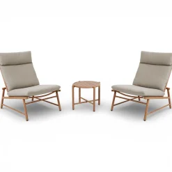 Vanamo nojatuolisetti kahdelle ulkokäyttöön beige