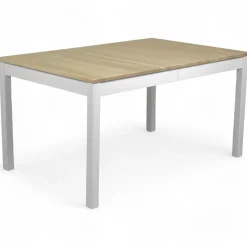 Vilja jatkopöytä 140-180x90, koivu-valkoinen