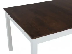 Vilja jatkopöytä 140-180x90, pähkinä-valkoinen