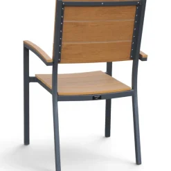 West terassipöytä harmaa + 4 Krabi tuolia