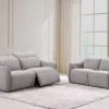 Zoe 3+2 sohvakalusto sähkömekanismeilla, vaalea